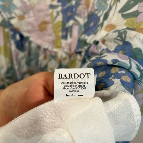 NWT Bardot Zelina Mixed Floral Minidress - Picture 7 of 8